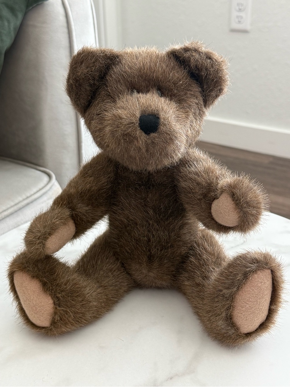 Vintage Boyds Bears Plush Teddy Bear Brown Jointed Stuffed Animal Collectible